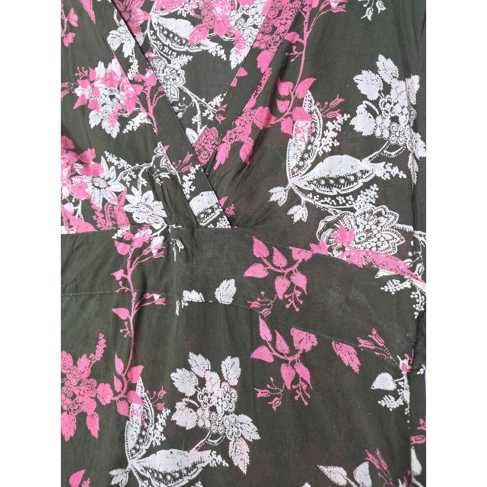 Old Navy Vintage Womens Perfect Fit Sleeveless Babydoll Top Floral Medium - Picture 2 of 6